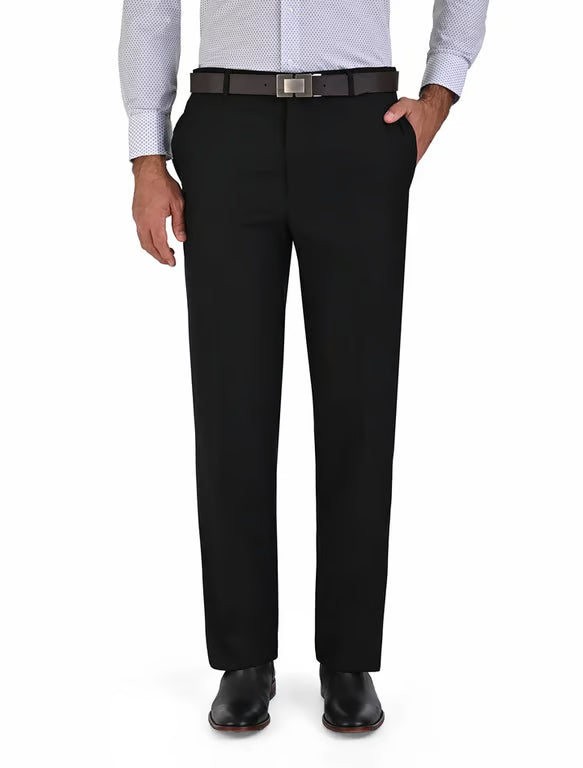 John Henry Pantalon de Vestir Comfort Fit Negro 10