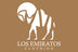 Logo of Los Emiratos Clothing with a stylized camel on a brown background